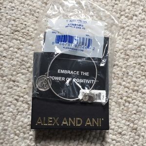 Alex and Ani Bracelet with “R” charm